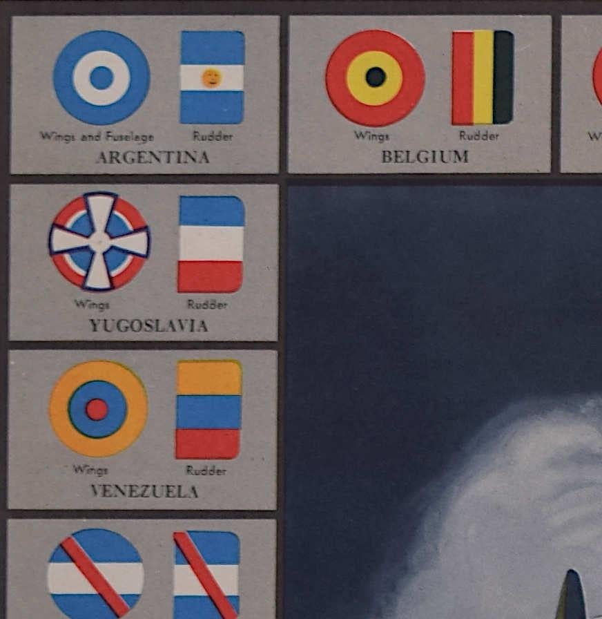Poster originale della Seconda Guerra Mondiale, insegna di un aereo - Print Realismo di Jack Coggins