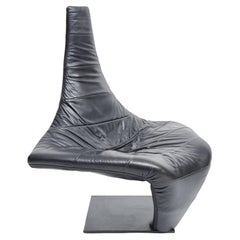 Fauteuil de salon tourneur Jack Crebolder pour Harvink, design néerlandais, 1982