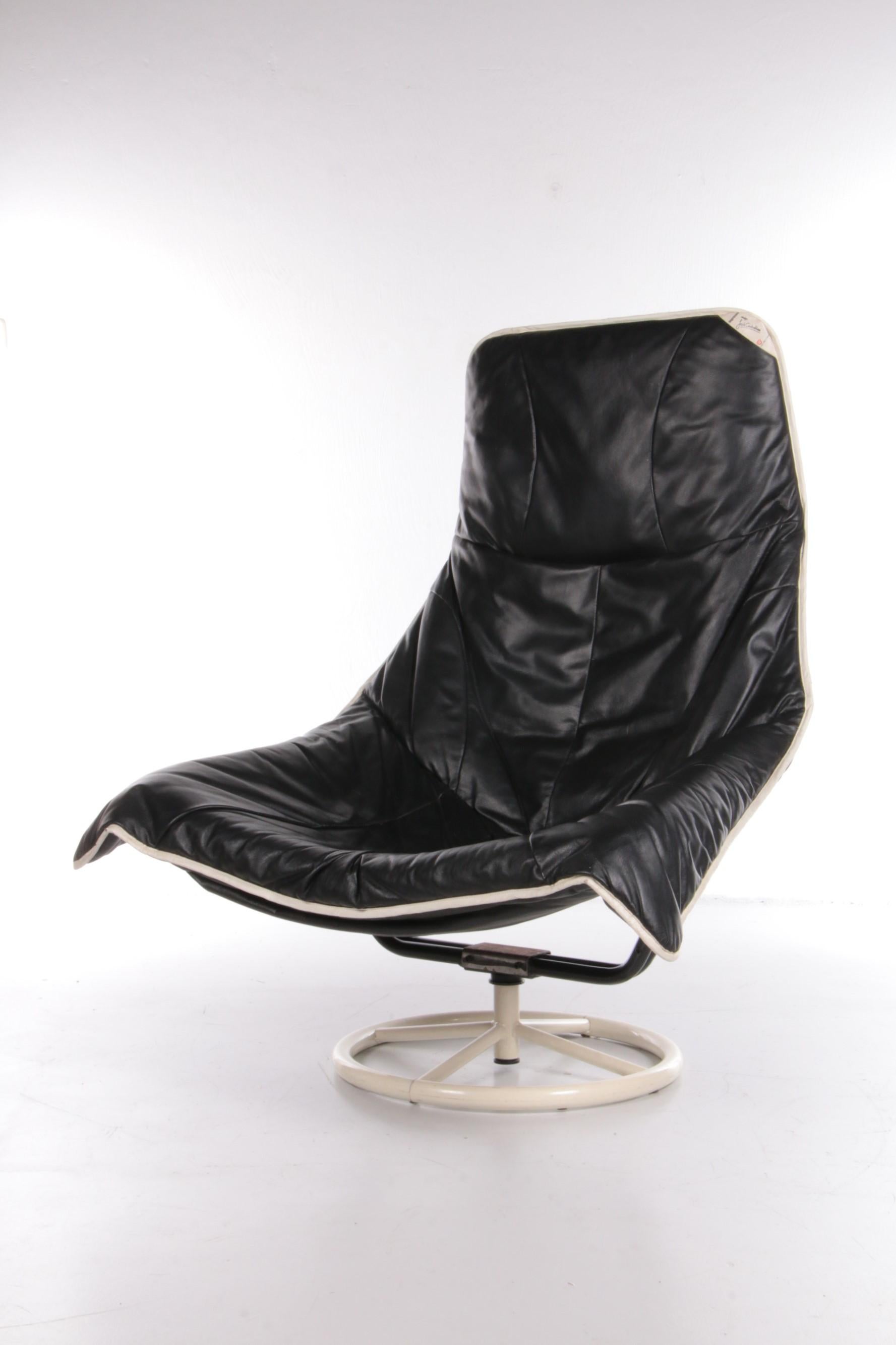 Métal Jack Crebolder fauteuil relax modèle Impressa, Pays-Bas, 1970 en vente