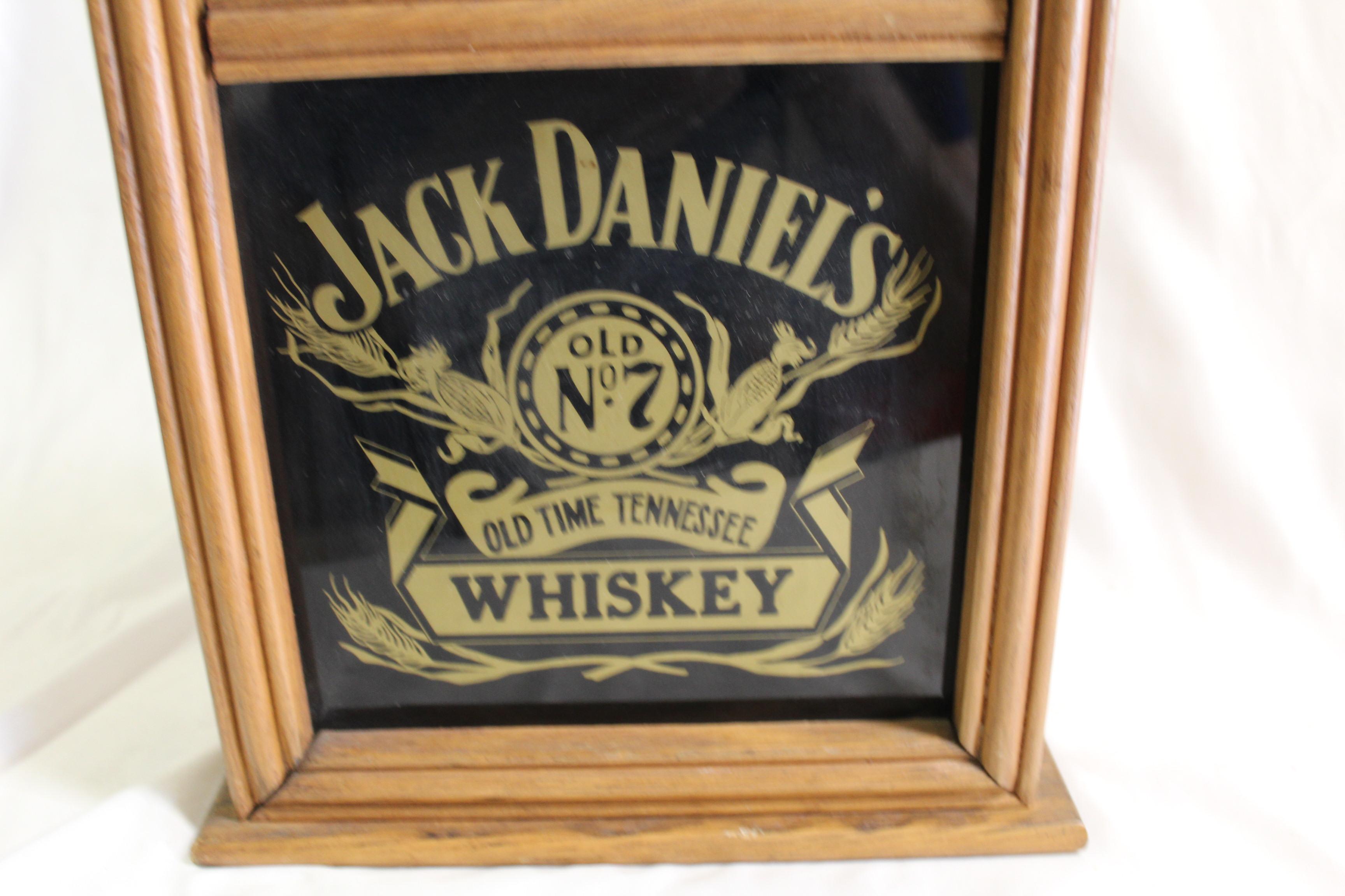 A good looking Clock for any Jack Daniels Collector. Look good on a bar top or on the wall. Most likely Salesman gift ! Good size. In excellent condition, has been in a private collection.