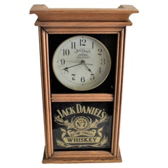 Jack Daniels Clock /Oak Case  /Battery