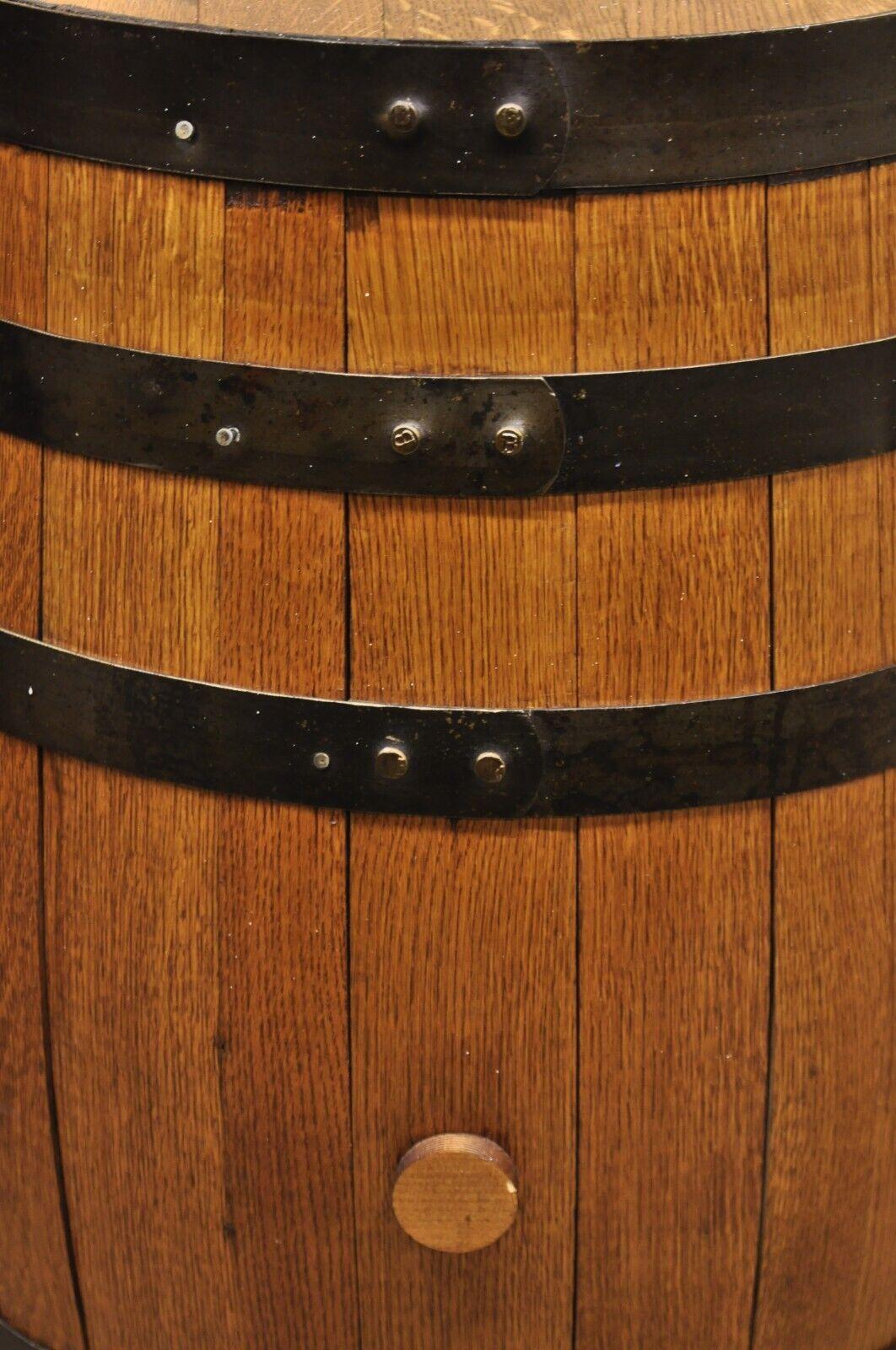 Jack Daniels Bracelets en métal en bois de chêne gravé en forme de baril de whisky 1