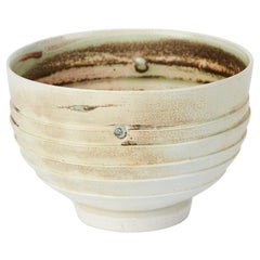 Jack Doherty Studio Pottery Porcelain Ribbed Bowl
