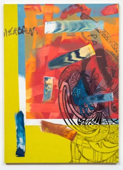 Jack Featherly, Hank Bierbaum Fantasizes, 2016, oil paint and enamel on canvas