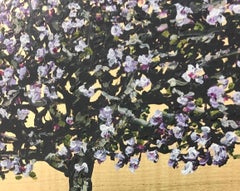 Golden Apple Blossom - Contemporary Landscape Painting by Jack Frame