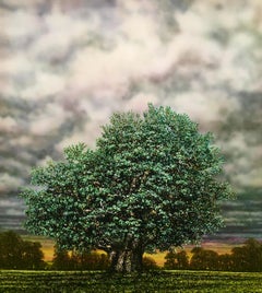The Helmsman Oak - Contemporary Landscape Painting by Jack Frame