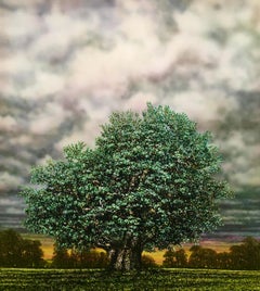 The Helmsman Oak - Contemporary Landscape Painting by Jack Frame