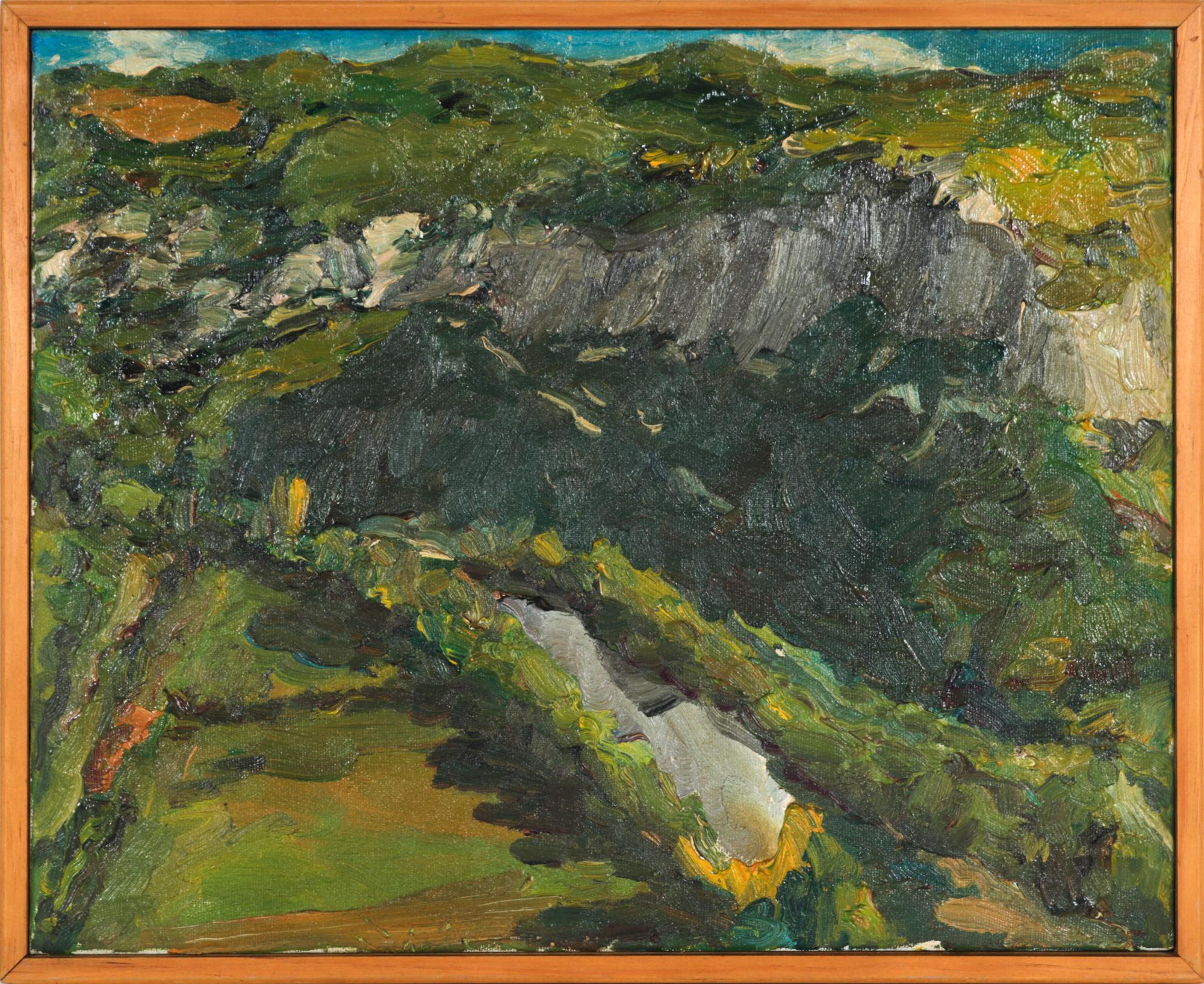 Jack Freeman Landscape Painting - Falaise (Cliff) 2003 Oil