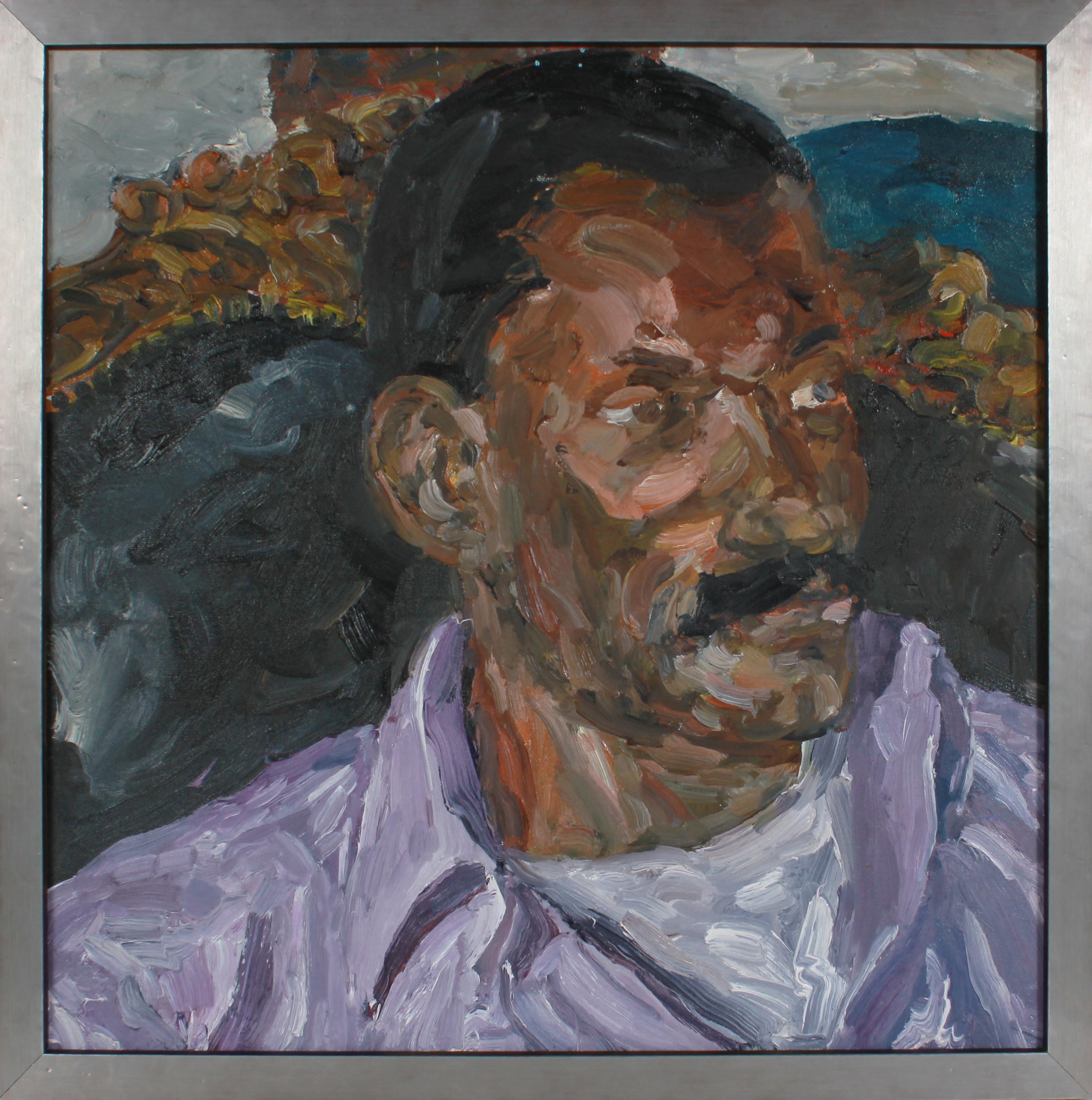 Jack Freeman Portrait Painting -  Portrait of a Man 2001 Oil