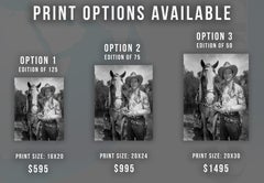 Roy Rogers Posed with His Horse Fine Art Print