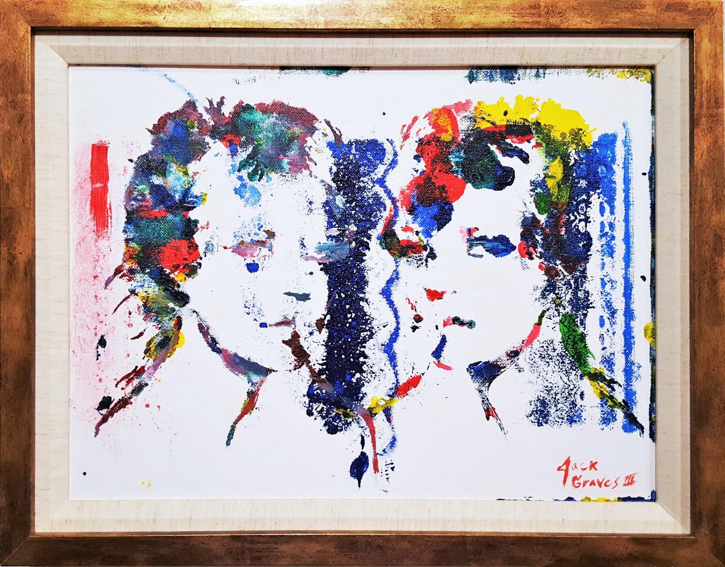 2XKM (Two Times Kate Moss) - Painting by Jack Graves III