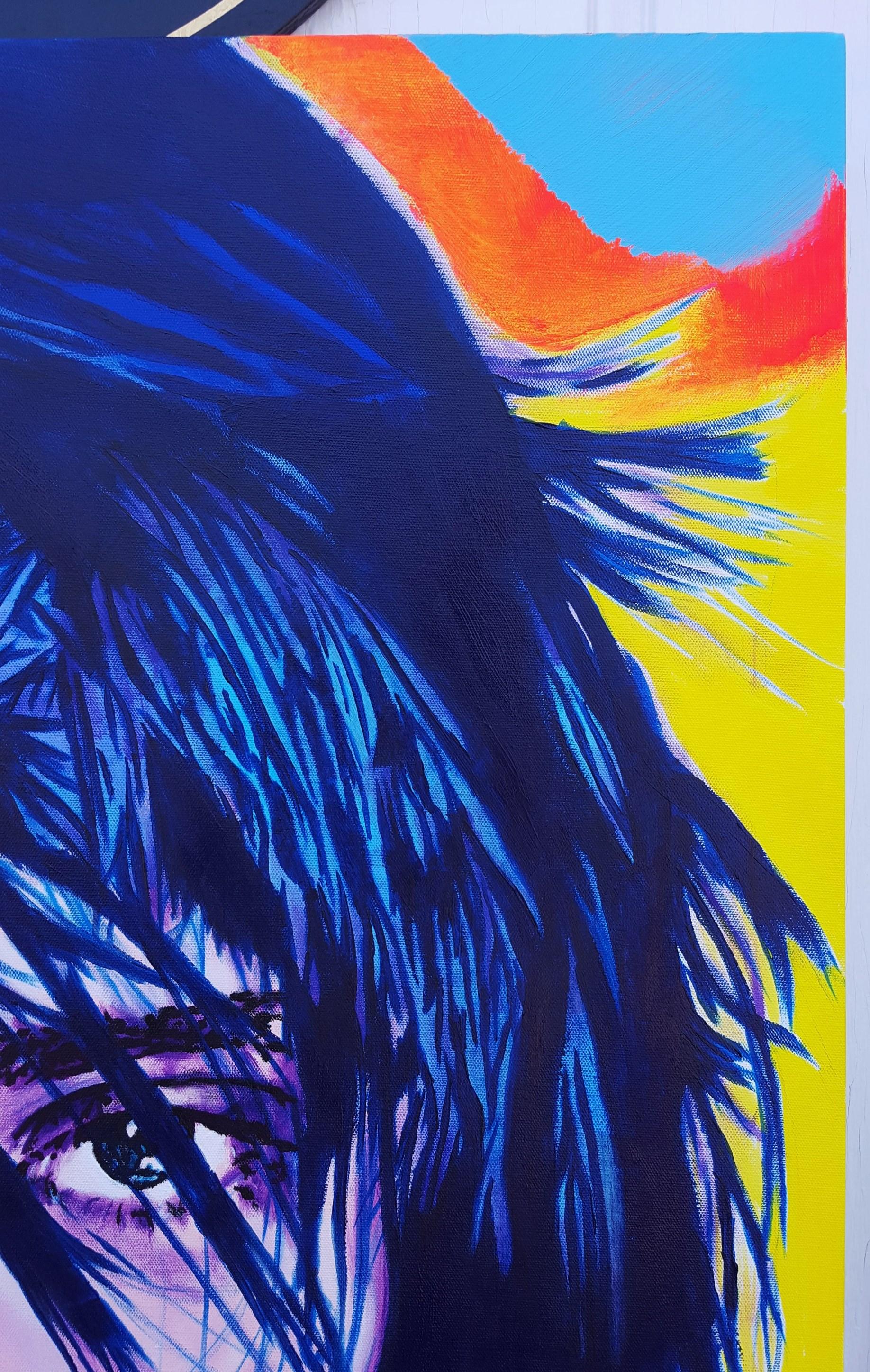 Künstler: Jack Graves III (Amerikaner, 1988-) 
Titel: ³eAgnes Sokolowska Ikone³c
Serie: Ikone
*Verso signiert, betitelt und datiert von Graves
Jahr: 2018
Medium: Original-Acryl-Gemälde auf Leinwand
Größe der Leinwand: 48