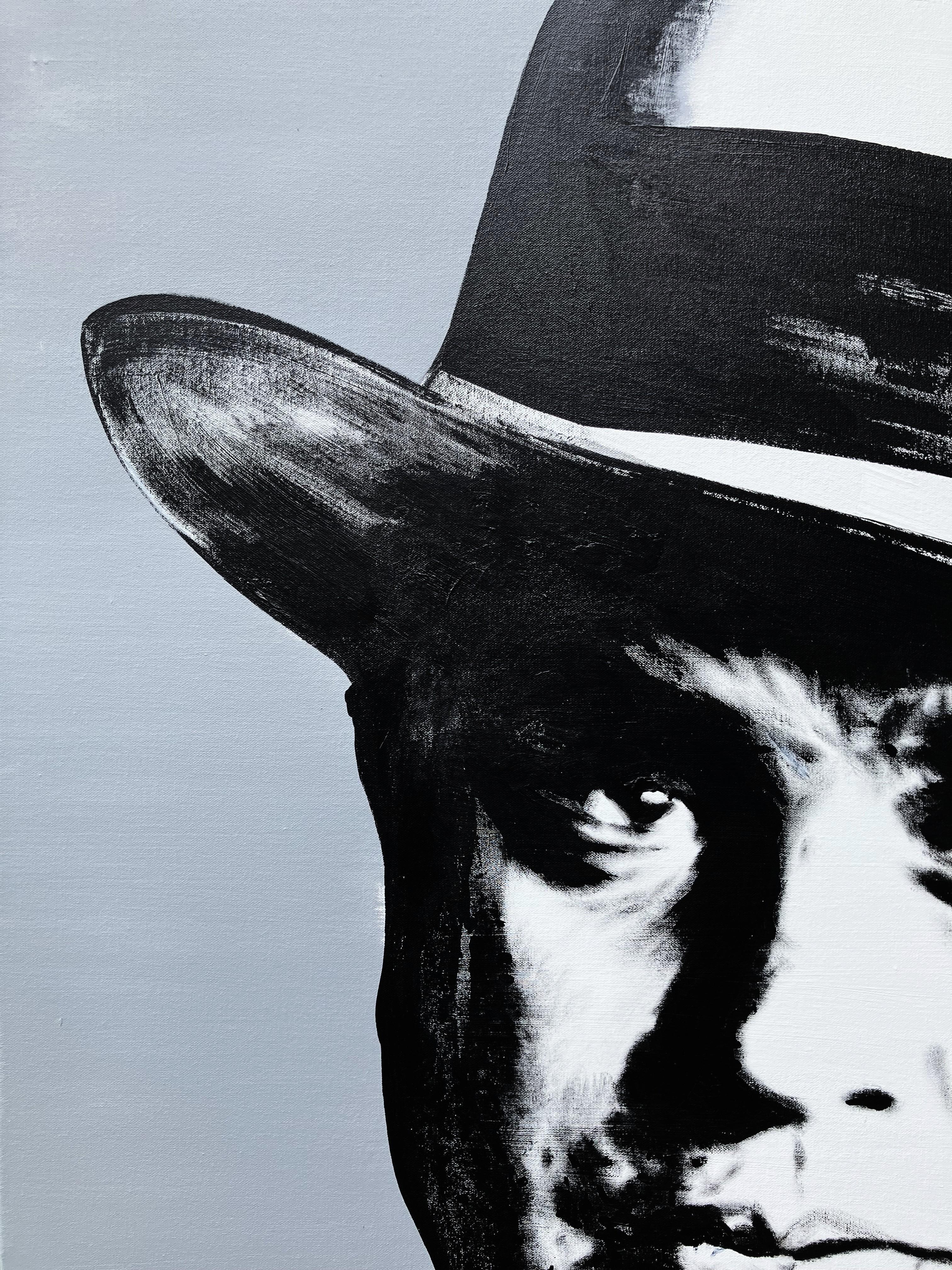 Al Capone II /// Jack Graves Crime Mafia Mobster Chicago Gangster Prohibition - Painting de Jack Graves III