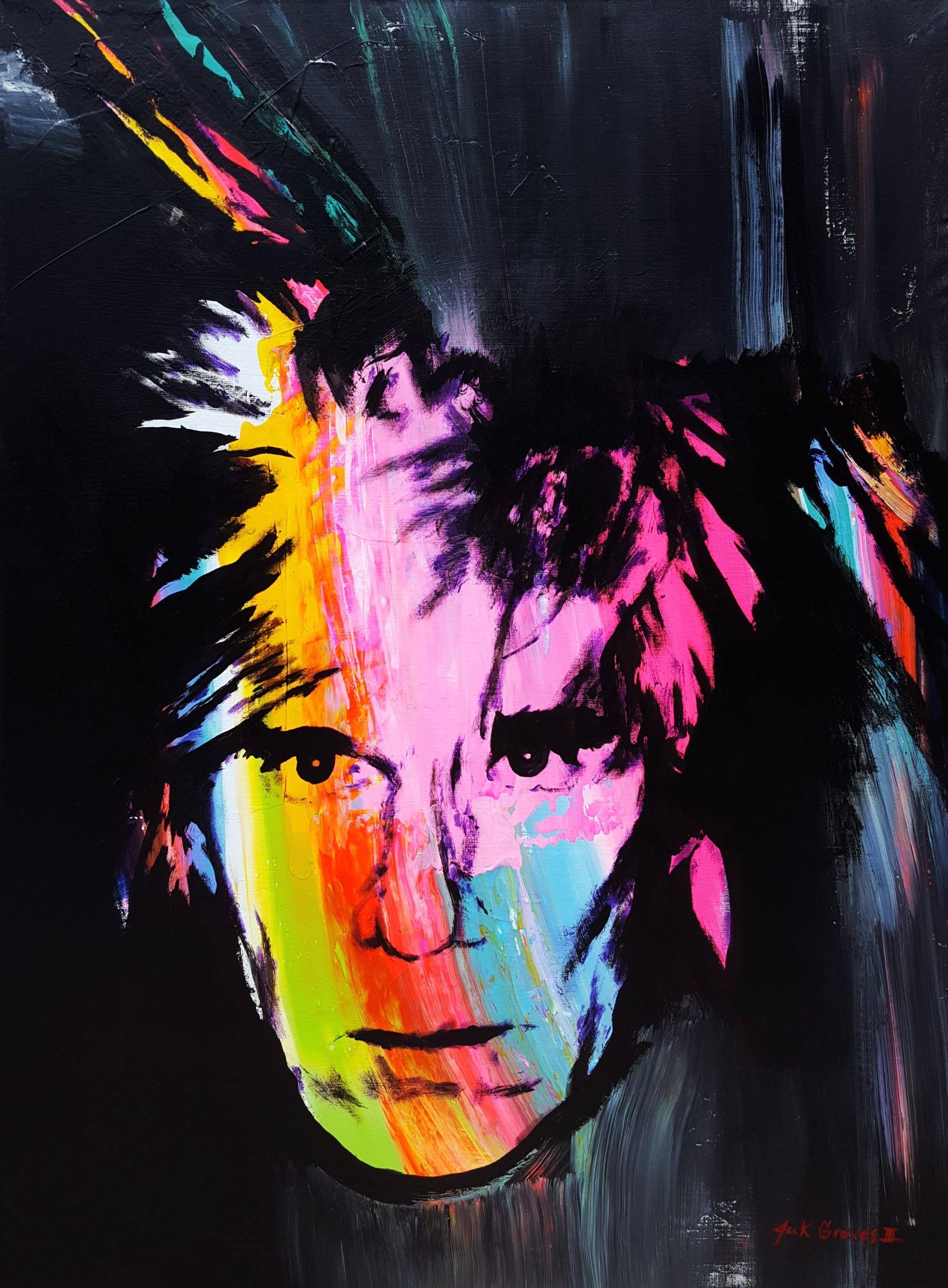 Jack Graves III Portrait Painting - Andy Warhol Icon