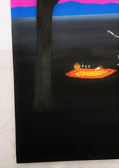 Anniversario /// Spaventoso Scheletro contemporaneo di Halloween Paesaggio romantico Picnic