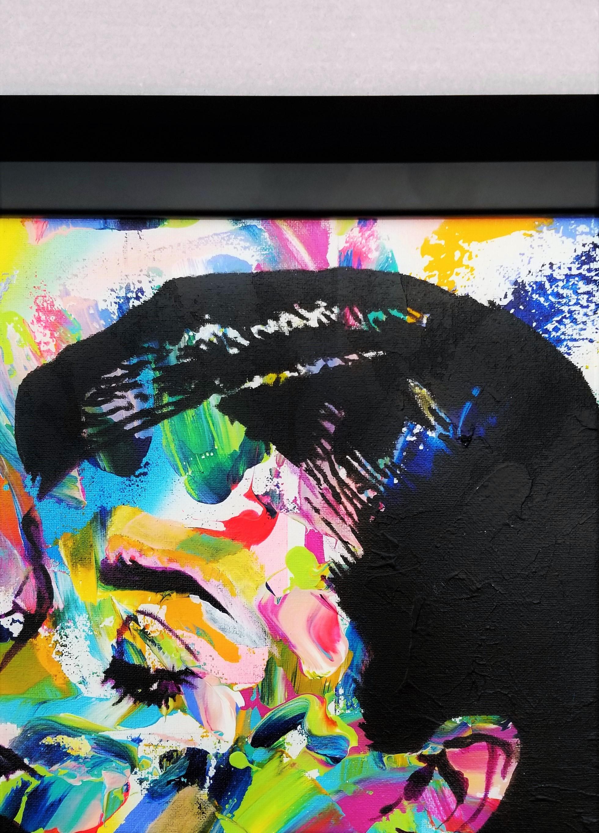 Audrey Hepburn Icon /// Contemporary Fashion Model Actress Pop Art Painting  For Sale 3