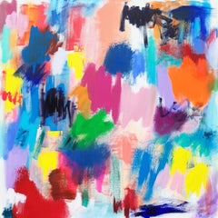 Bird's Eye-View of Passing Parade /// Contemporary Abstract Expressionist Paint