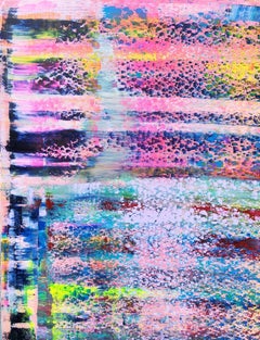 Easy Tiger /// Contemporary Street Pop Abstract Expressionist Colorful Painting