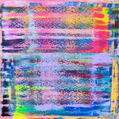 Easy Tiger /// Contemporary Street Pop Abstract Expressionist Colorful Painting