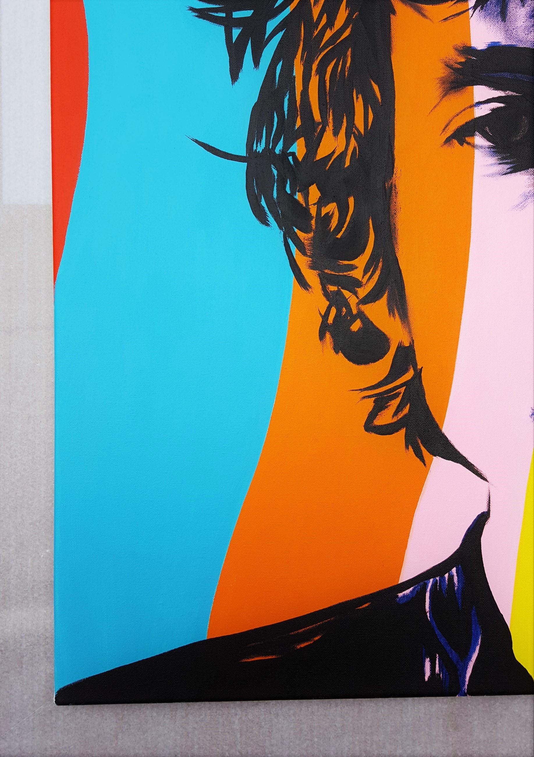 Bob Dylan Icon II - Painting by Jack Graves III