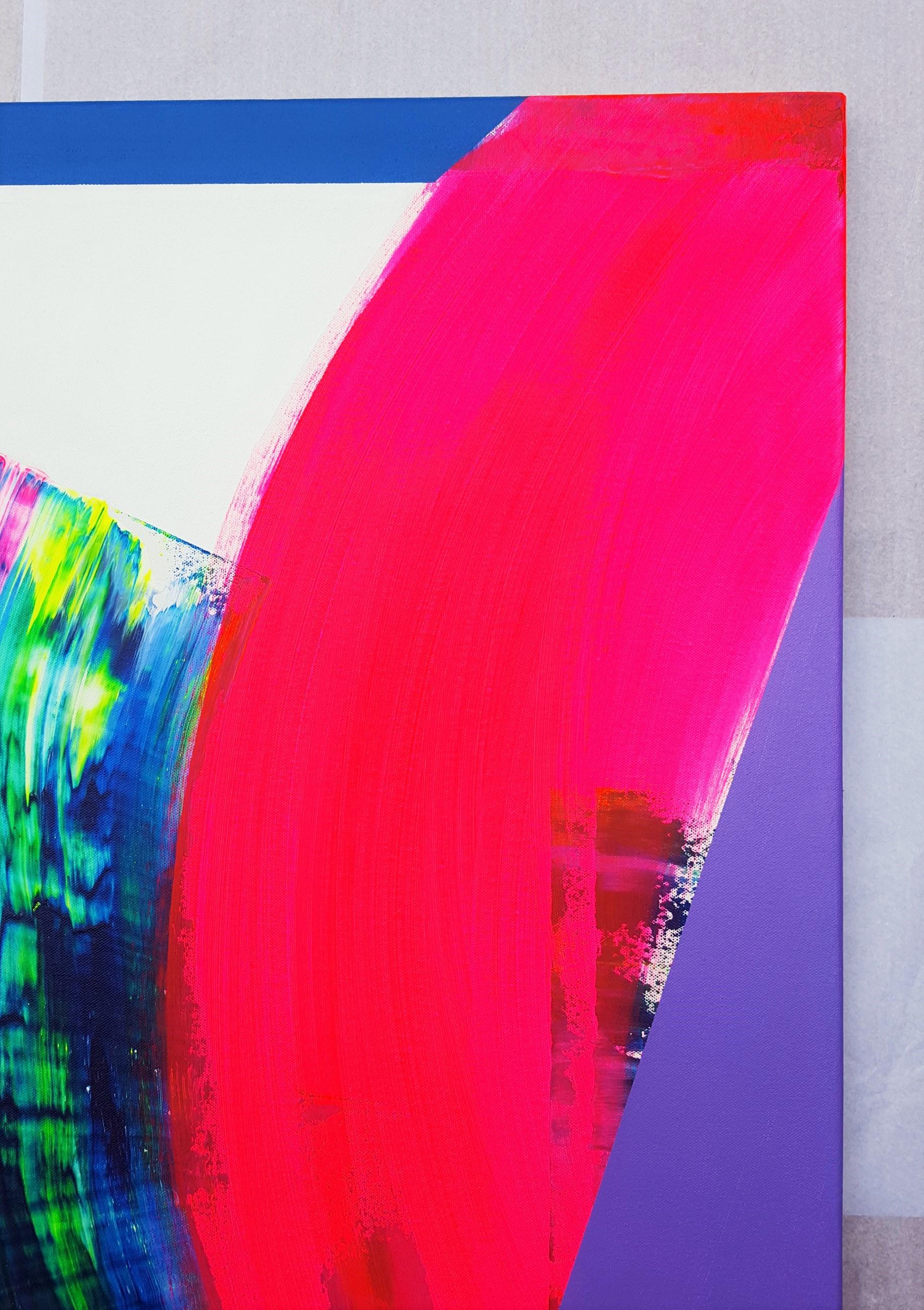 Canyon /// Contemporary Abstract Expressionist Colorful Painting Canvas Art For Sale 1