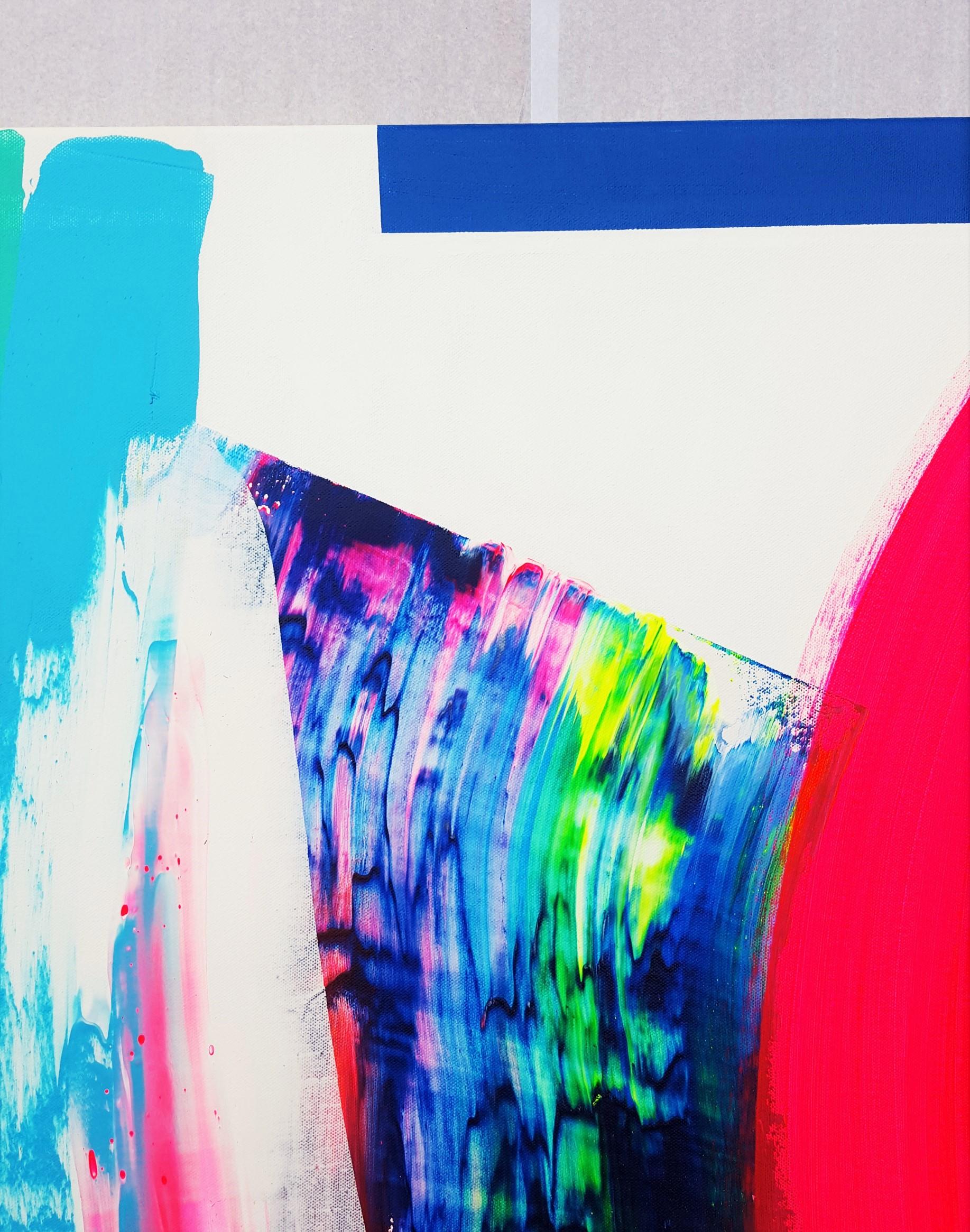 Canyon /// Contemporary Abstract Expressionist Colorful Painting Canvas Art For Sale 3