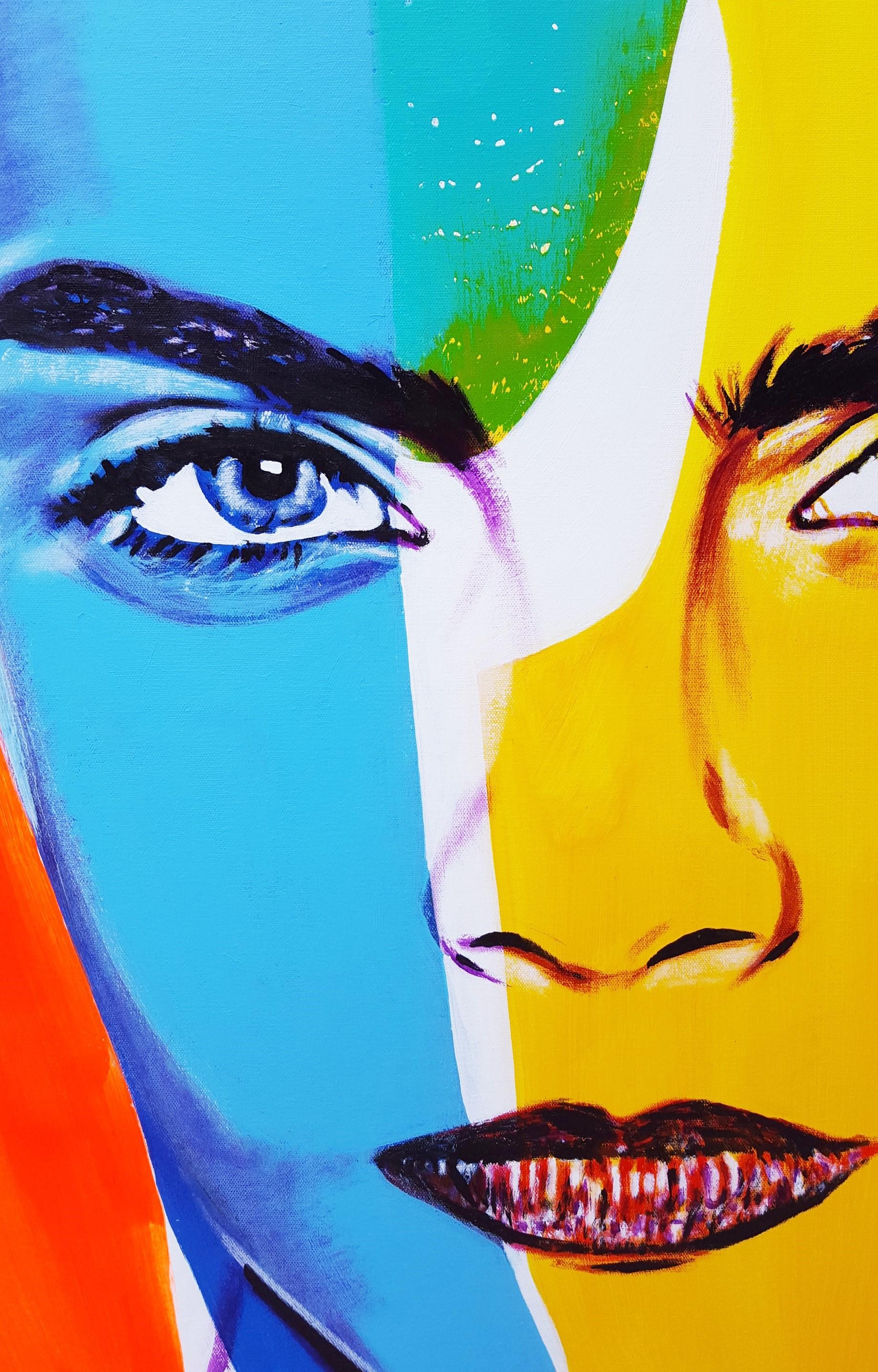 Cara Delevingne Icone X /// Contemporary Street Pop Art Fashion Model Actrice en vente 4