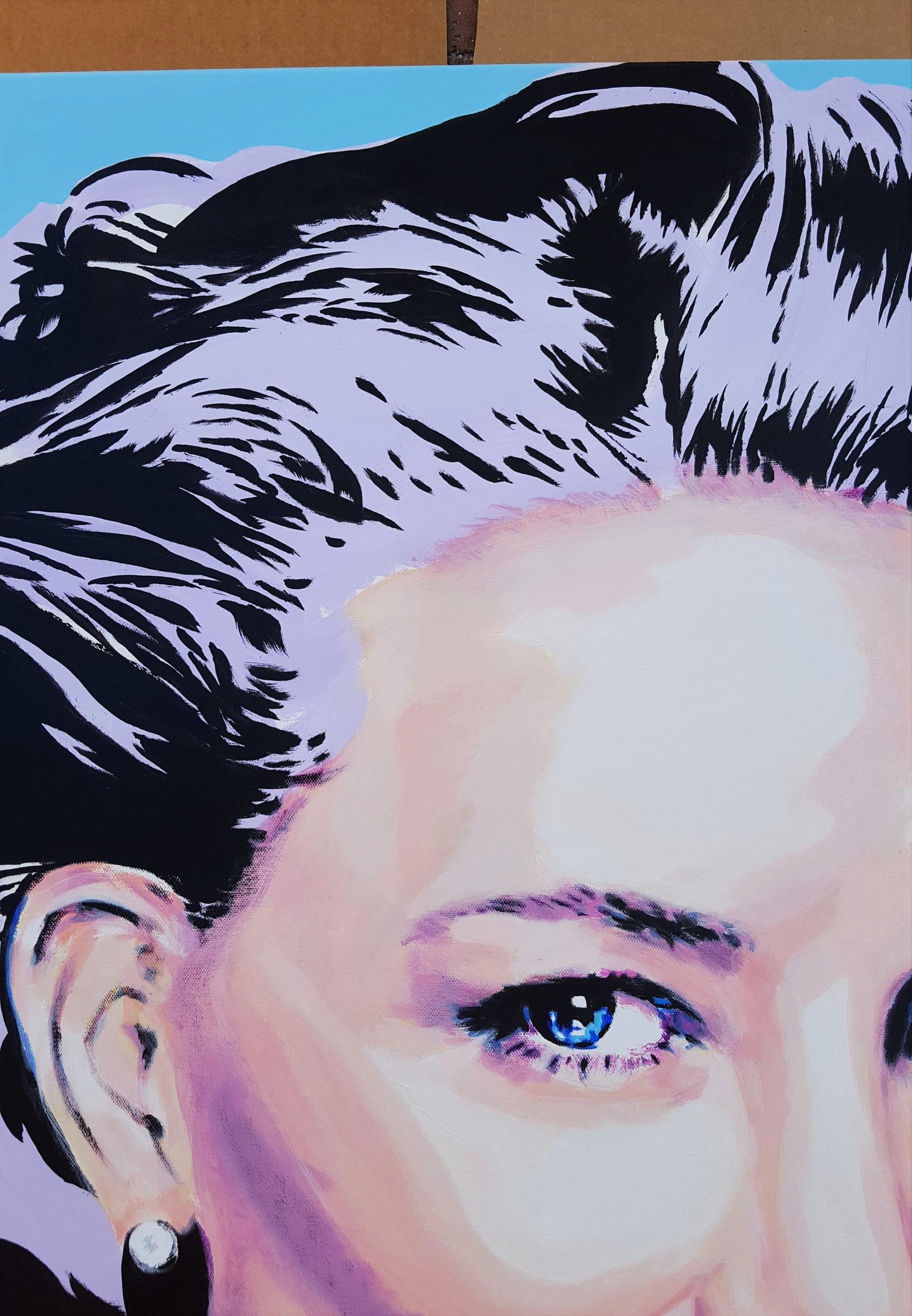 Cate Blanchett Icon II - Contemporary Painting by Jack Graves III
