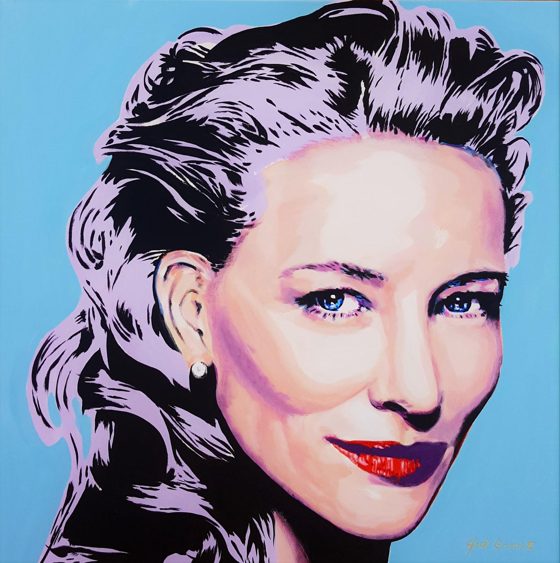 Jack Graves III Portrait Painting - Cate Blanchett Icon II