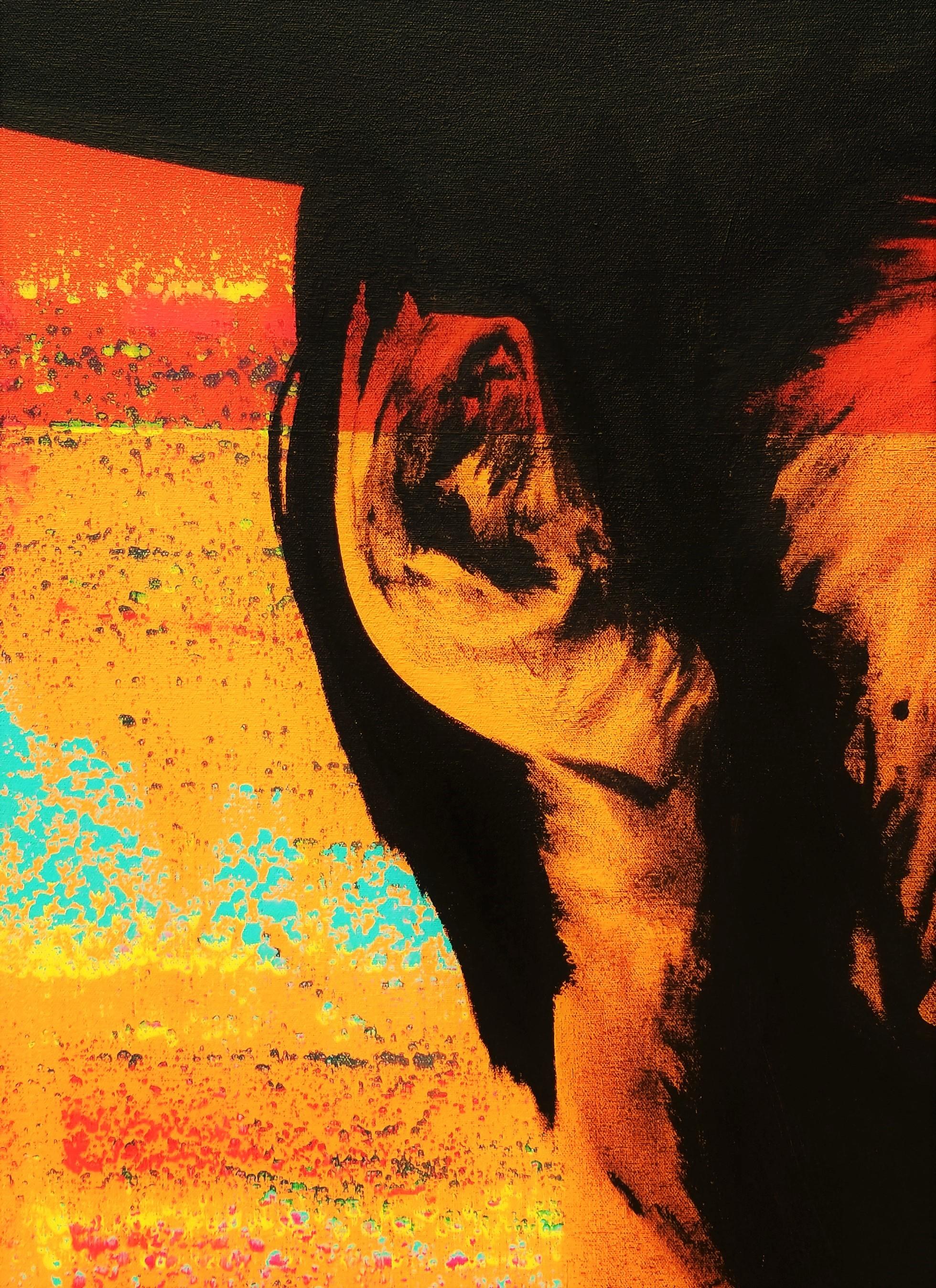 Clint Eastwood Icon III (Blondie) /// Contemporary Pop Painting Cowboy Western 4