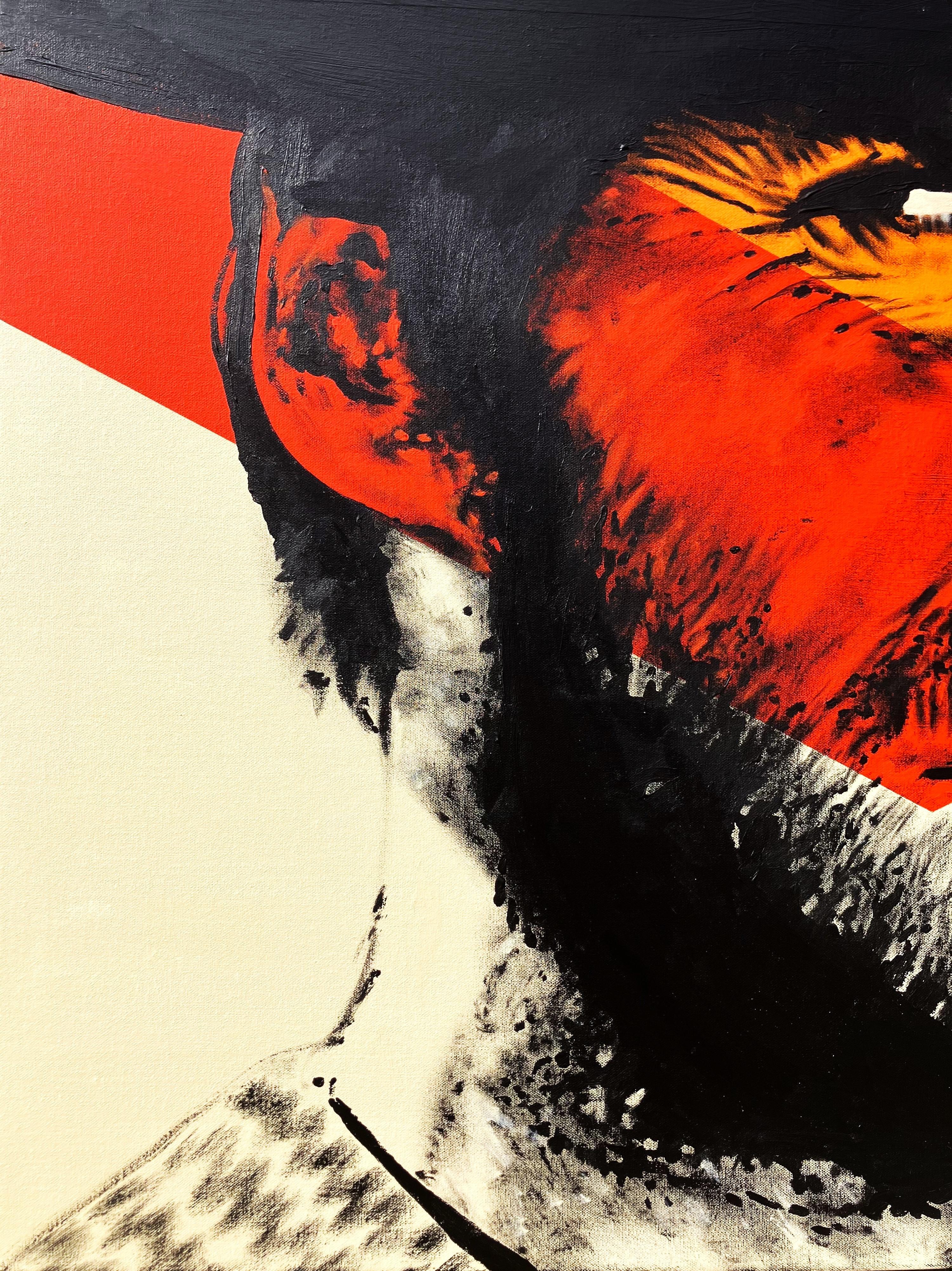 Clint Eastwood IV (Blondie) /// Contemporary Street Pop Art Good Bad Ugly Paint - Painting Contemporaneo di Jack Graves III