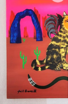 Cowboy-Death & Co. Defend the West /// Contemporary Western Landscape Comic Art