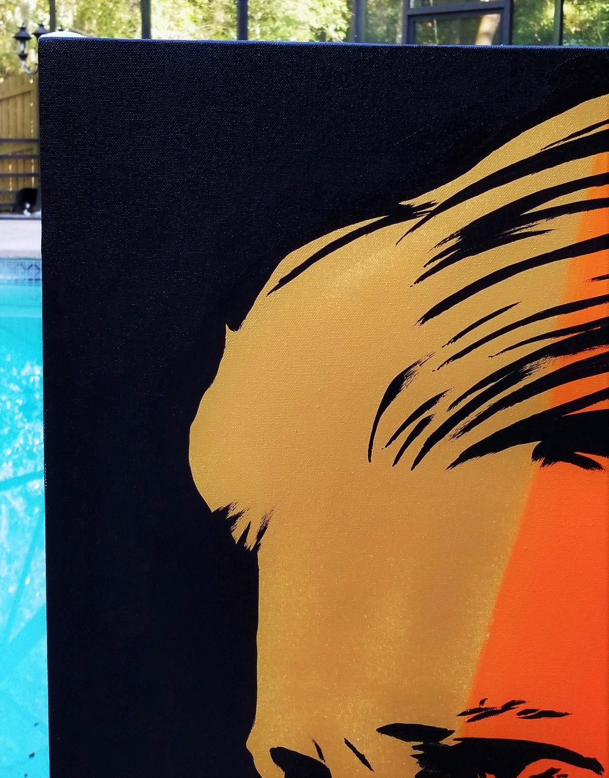 David Bowie Icon II - Contemporary Painting by Jack Graves III