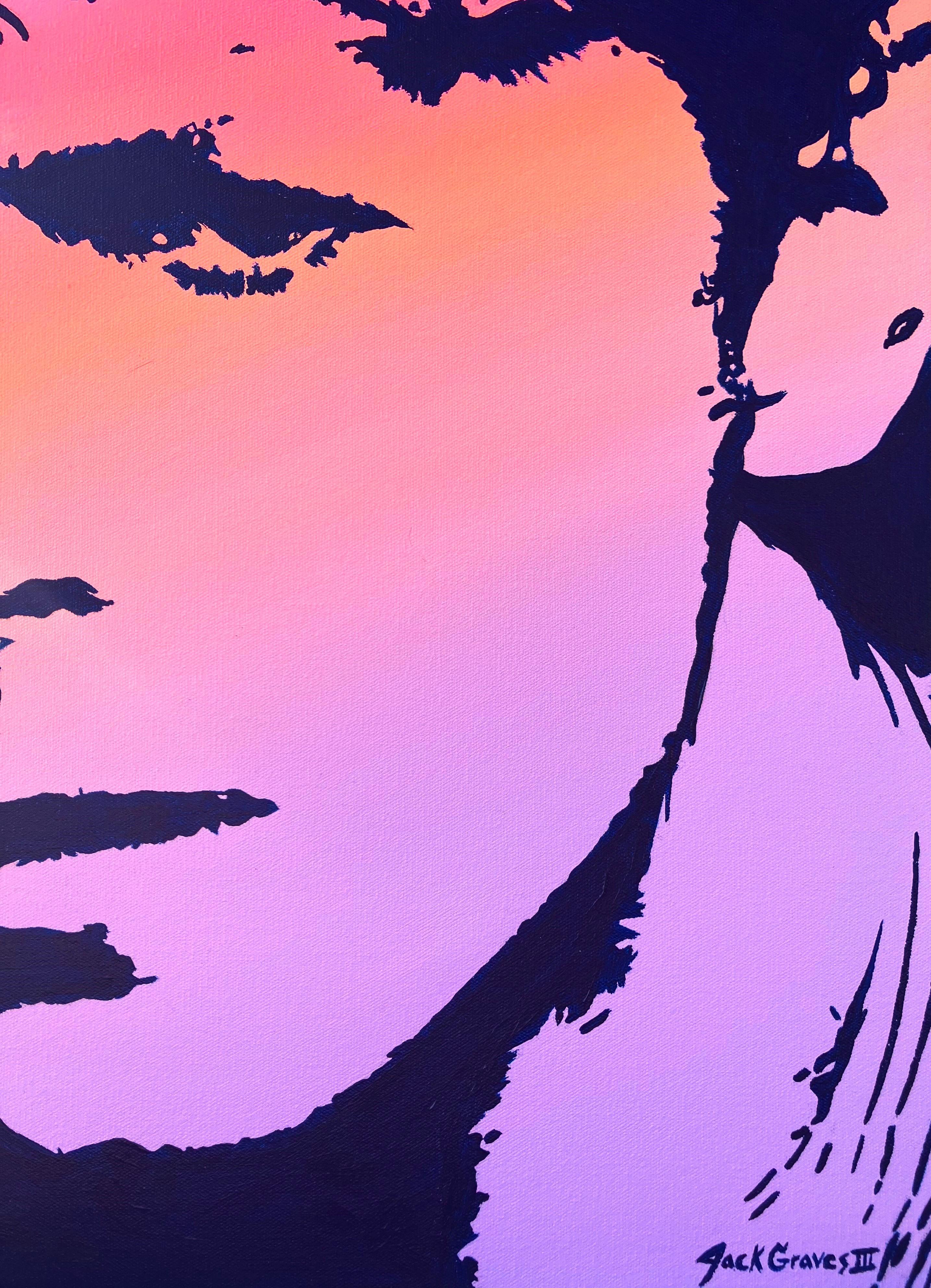 David Bowie Icono III /// Contemporáneo Street Pop Art Pintura Músico Danza en venta 1