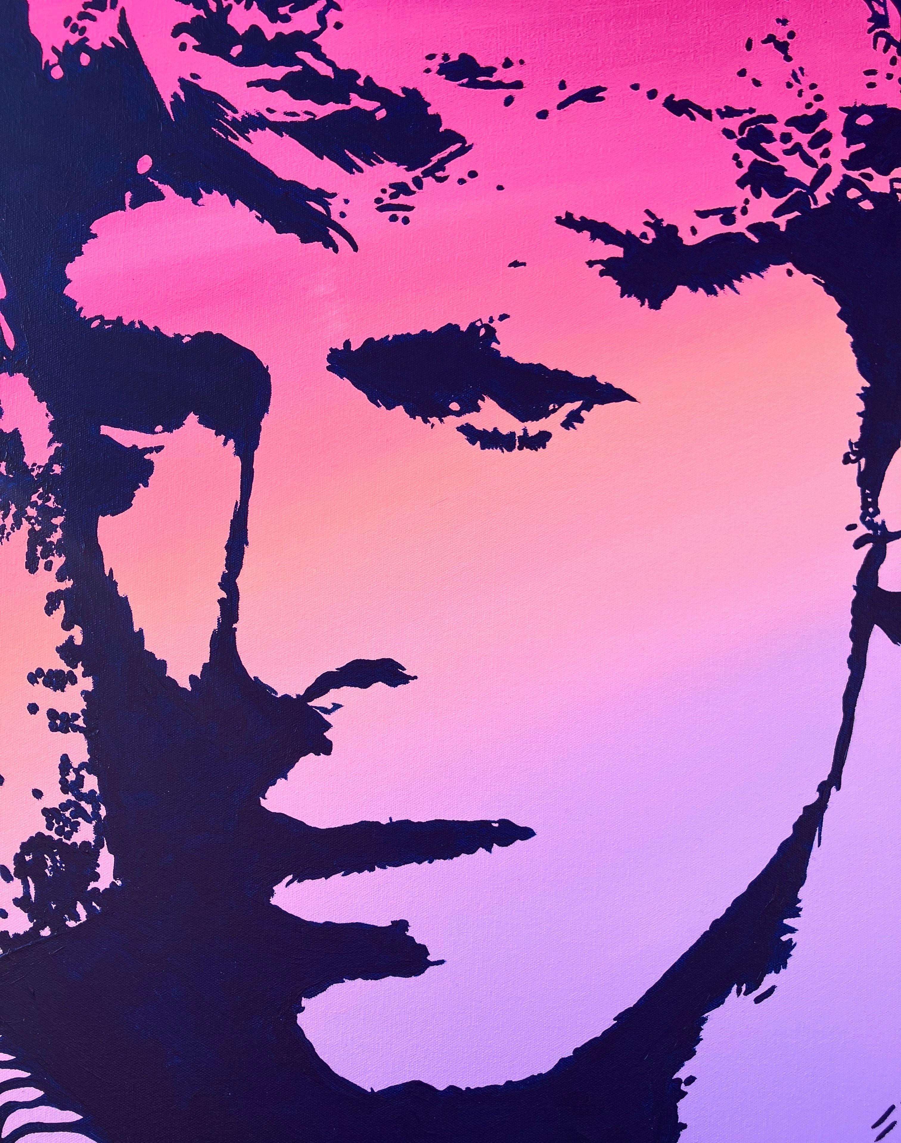 David Bowie Icono III /// Contemporáneo Street Pop Art Pintura Músico Danza en venta 2