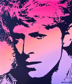 David Bowie Icono III /// Contemporáneo Street Pop Art Pintura Músico Danza