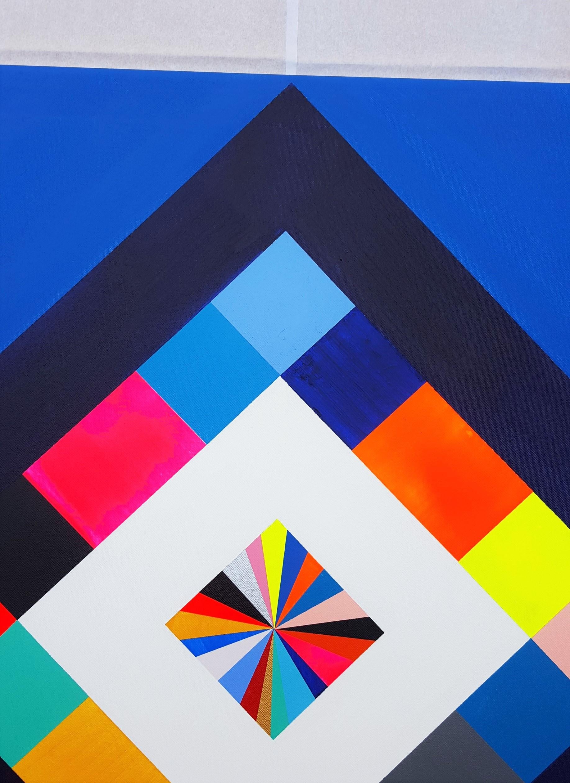 Diamond XXVIII - Abstract Geometric Painting by Jack Graves III