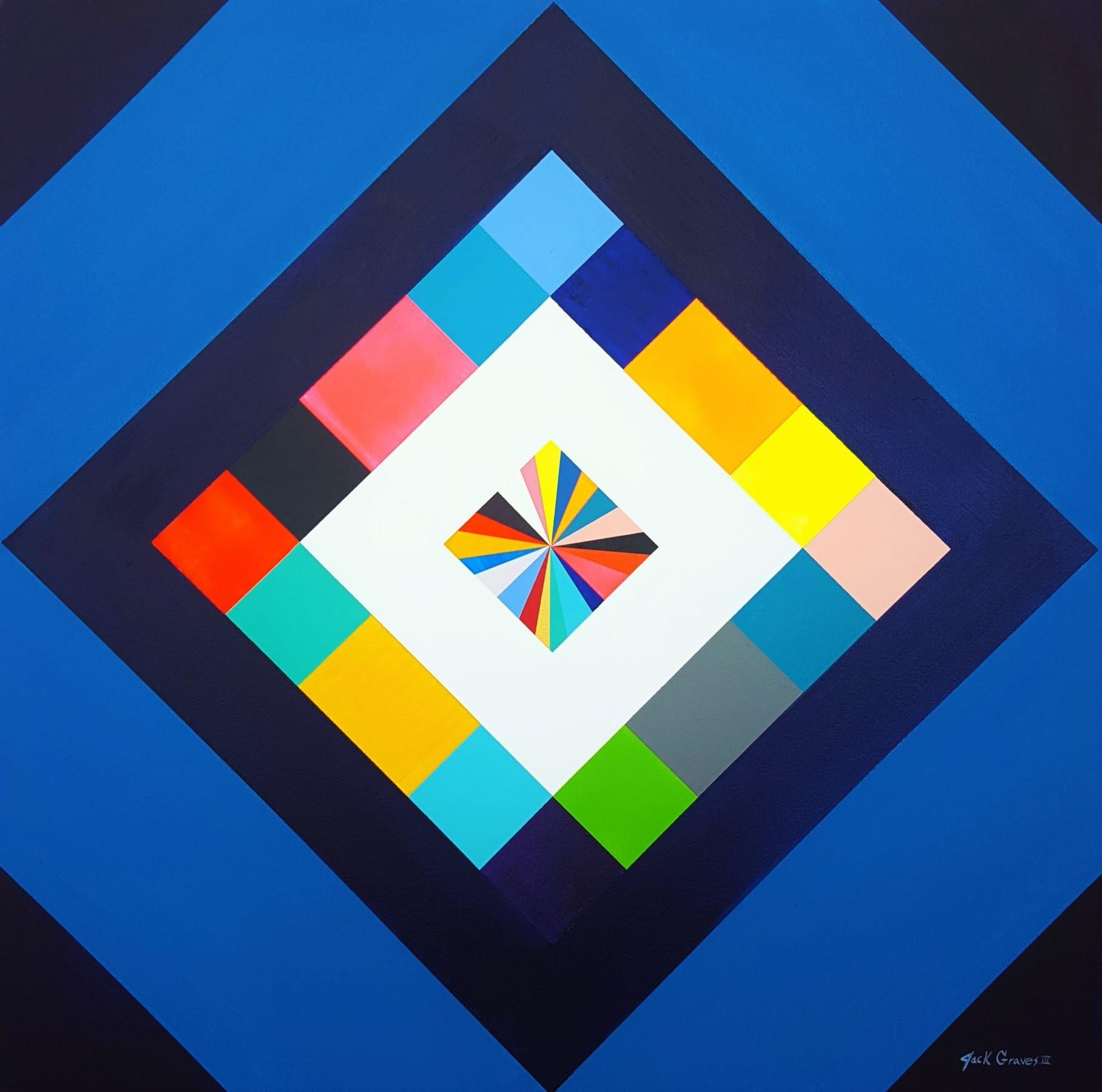 Jack Graves III Abstract Painting - Diamond XXVIII