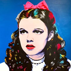 Dorothy Icon IX (Judy Garland) /// Contemporary Street Pop Art Wizard of Oz Lady