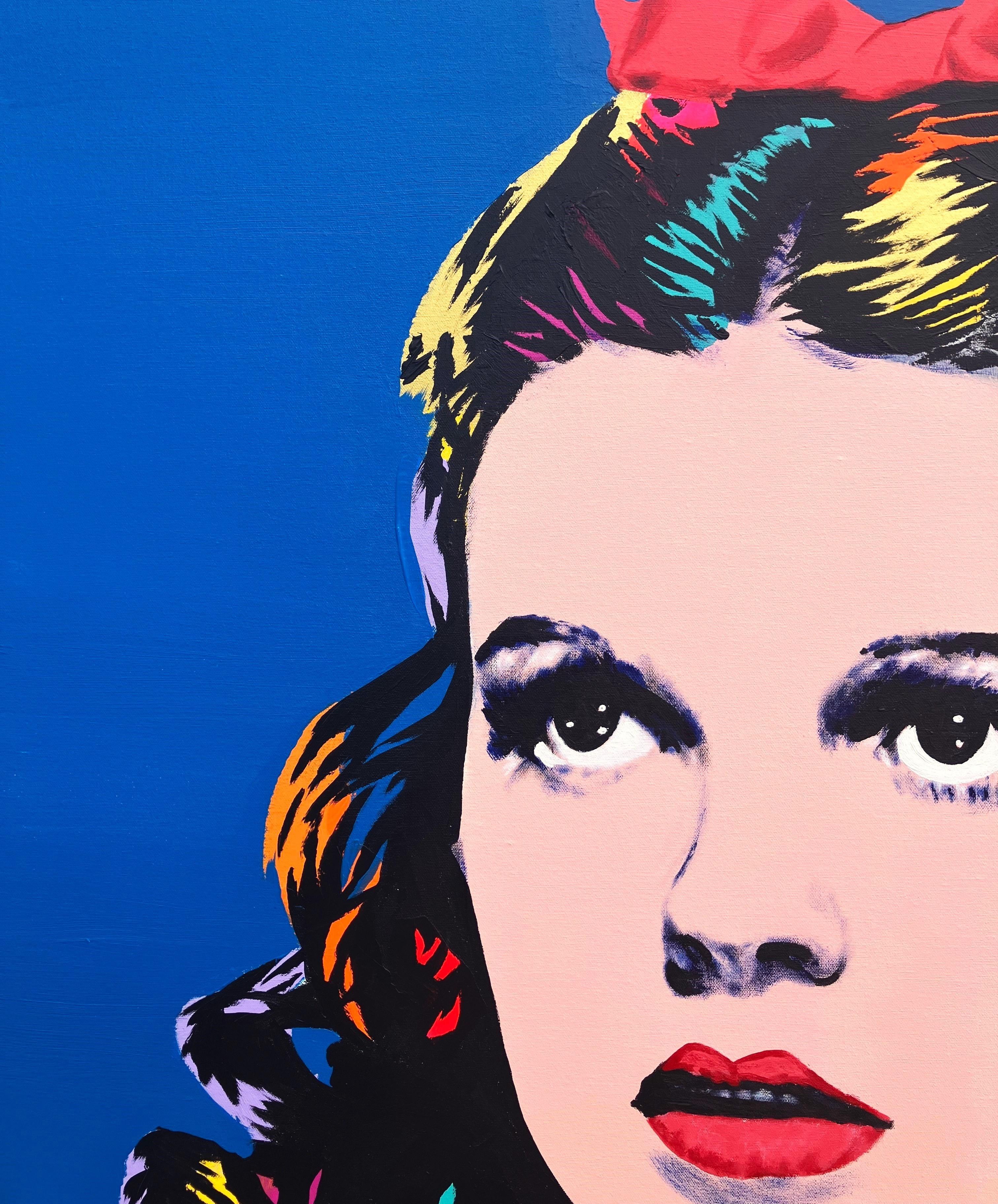 Dorothy Icon X (Judy Garland) /// Contemporary Street Pop Art Wizard of Oz Lady - Painting by Jack Graves III