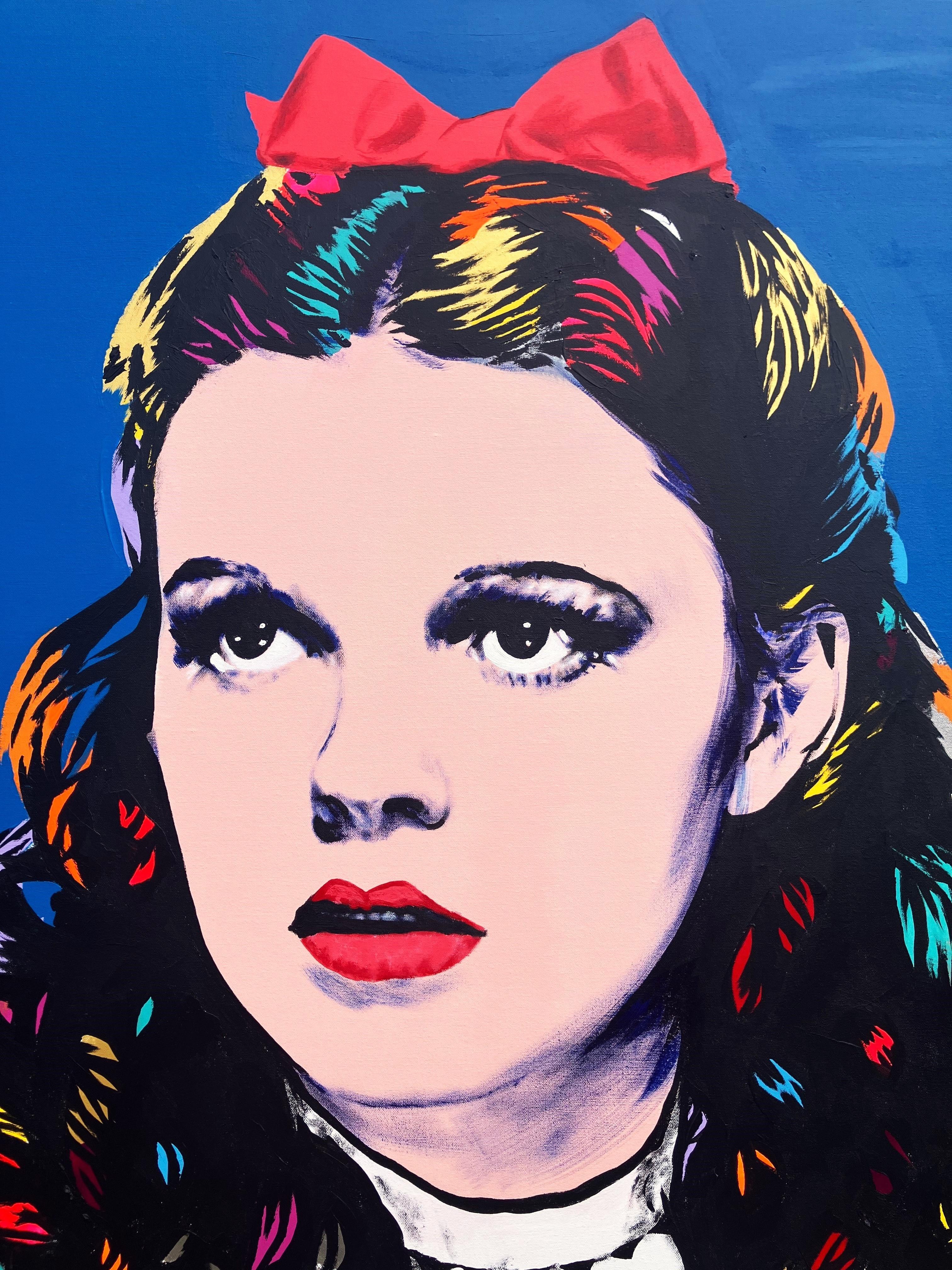 Dorothy Icon X (Judy Garland) /// Contemporary Street Pop Art Wizard of Oz Lady 2