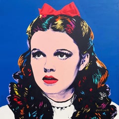 Dorothy Icon X (Judy Garland) /// Contemporary Street Pop Art Wizard of Oz Lady