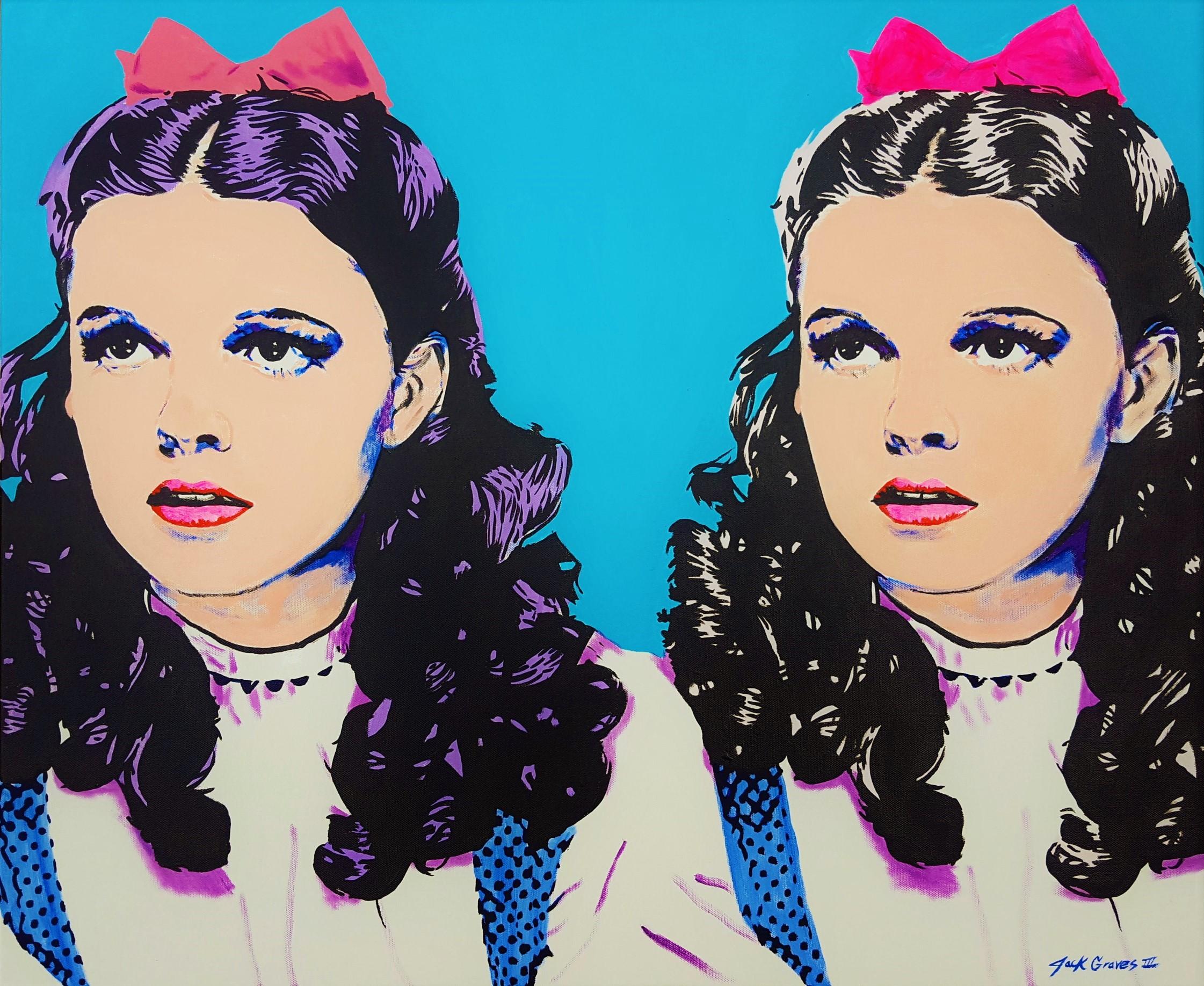 Jack Graves III Portrait Painting - Dorothy x2 Icon (Judy Garland)