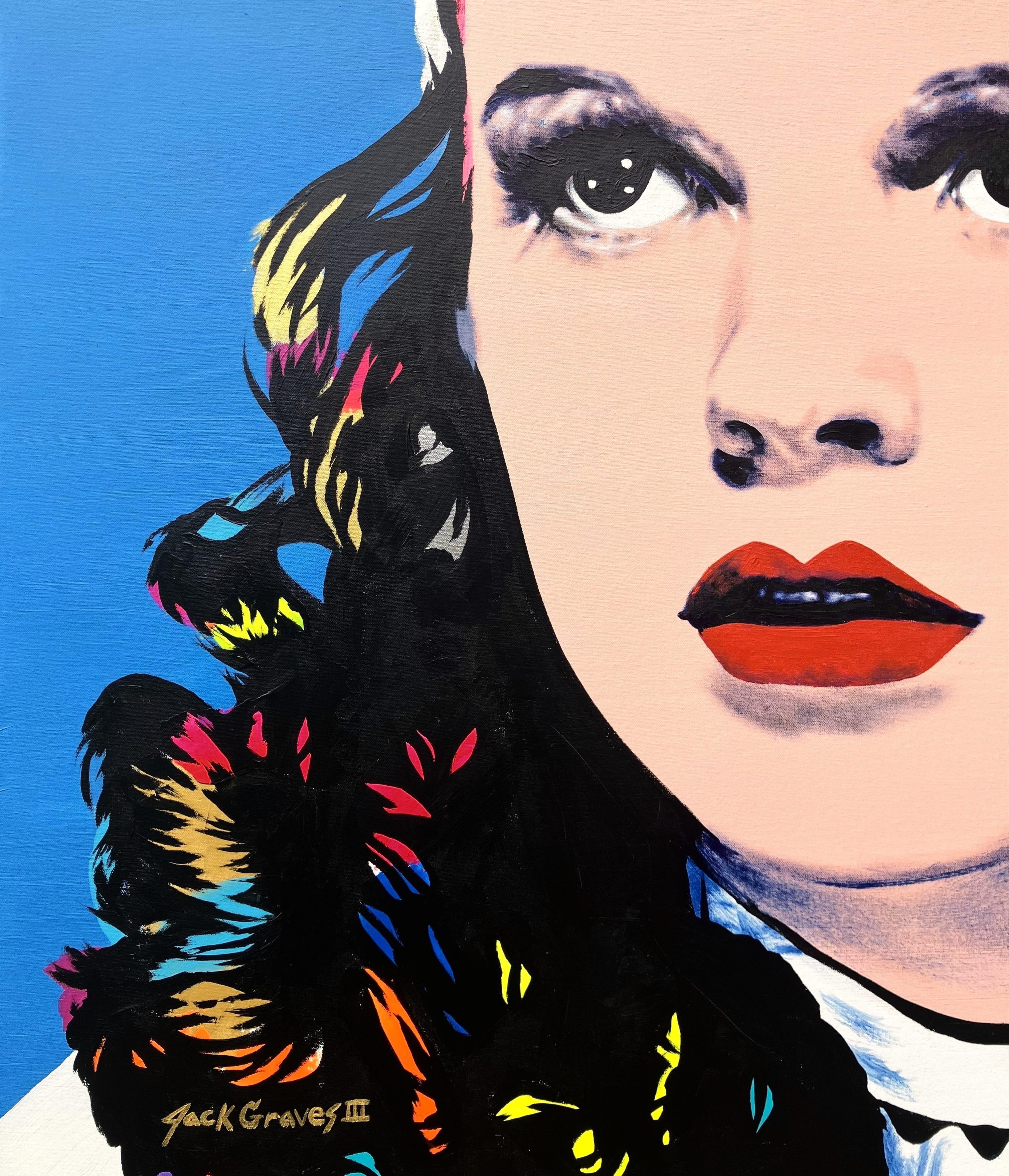 Dorothy XII (Judy Garland) /// Jack Graves Pittura pop contemporanea di strada - Painting Contemporaneo di Jack Graves III