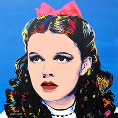 Dorothy XII (Judy Garland) /// Jack Graves Pittura pop contemporanea di strada