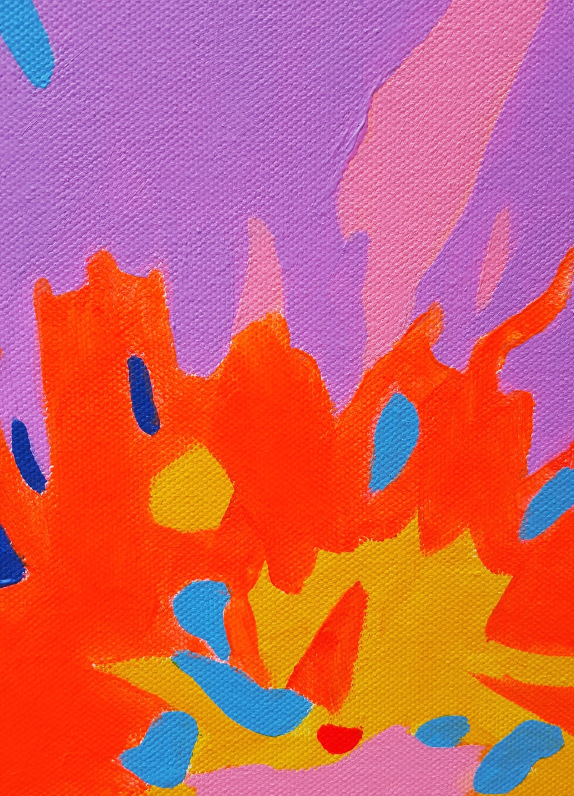 Dripping Wildflowers Supreme /// Zeitgenössische Abstrakte Expressionistische Riesenkunst im Angebot 6