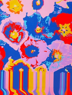 Dripping Wildflowers Supreme /// Contemporary Abstract Expressionist Huge Art