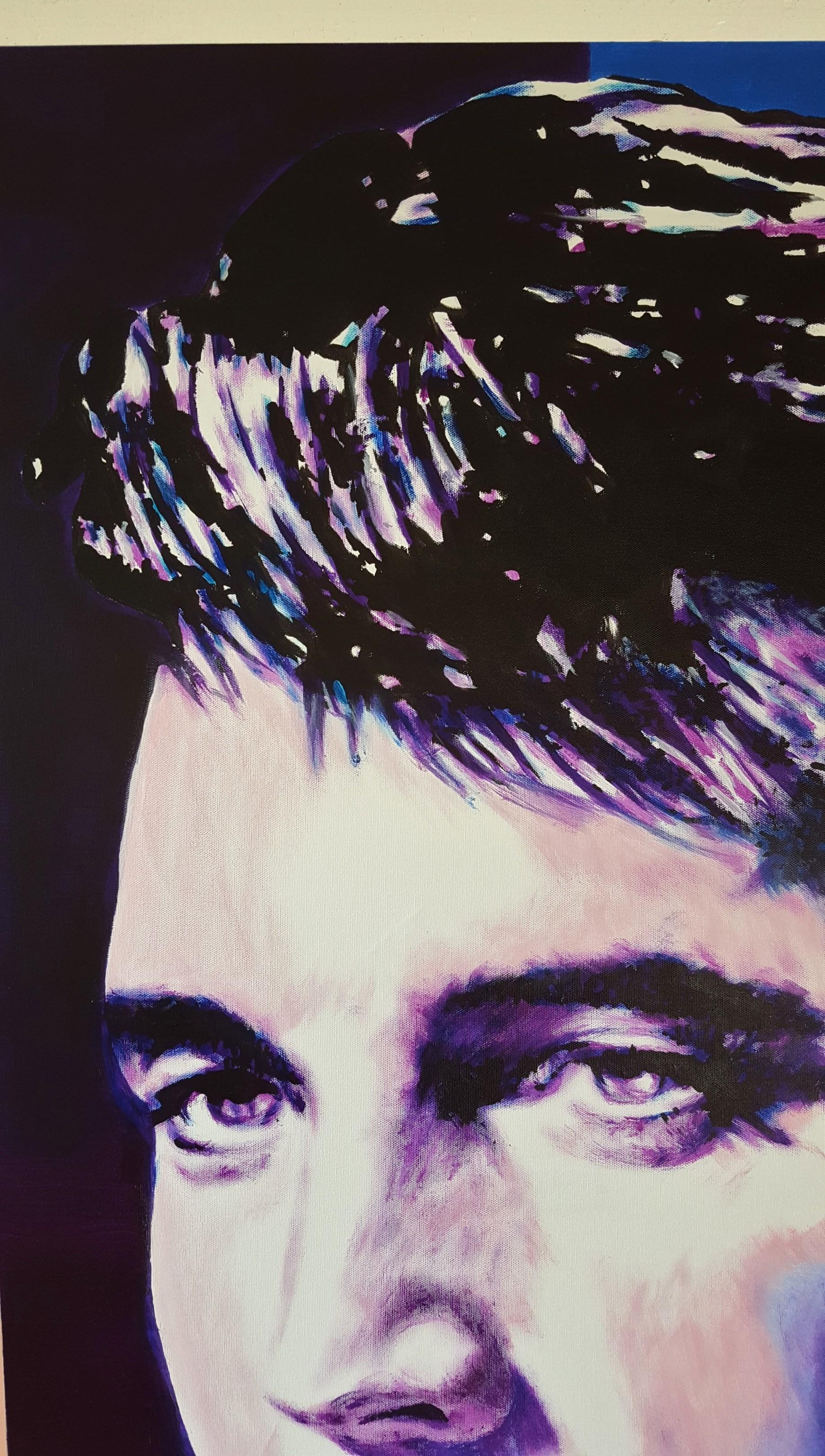 Elvis Presley Icon IV /// Contemporary Street Pop Art Rock Music Portrait Modern im Angebot 2