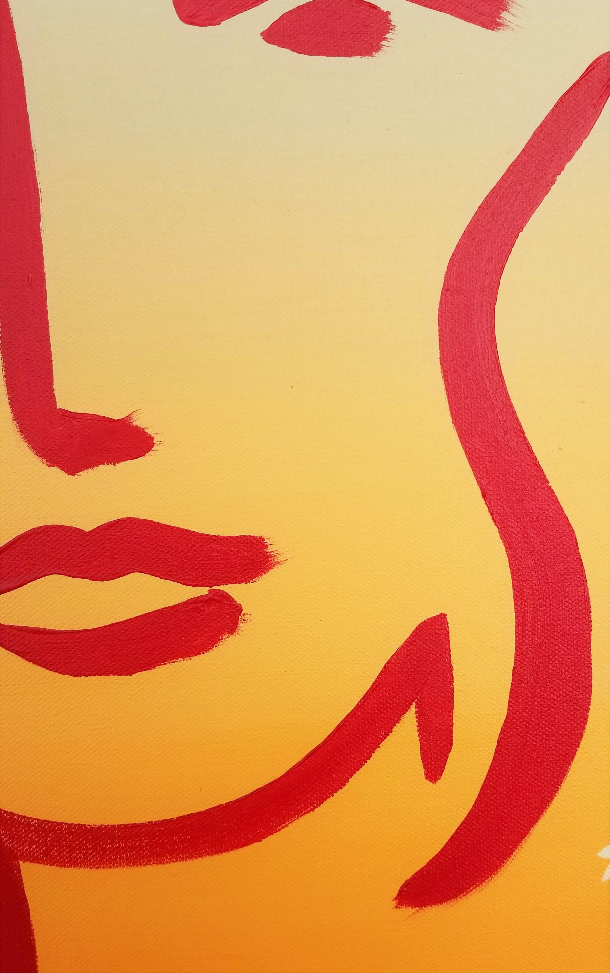 Rostro Femenino Icono XI /// Arte Contemporáneo Pop Street Art Retrato Matisse Picasso en venta 6