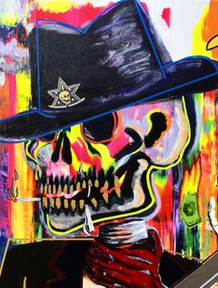Forward /// Jack Graves Wild Western Bandit Outlaw Funny Desert Skeleton Paint